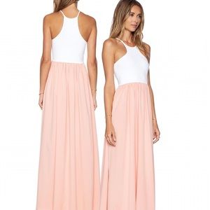 Donna Mizani Racer Front Maxi Dress